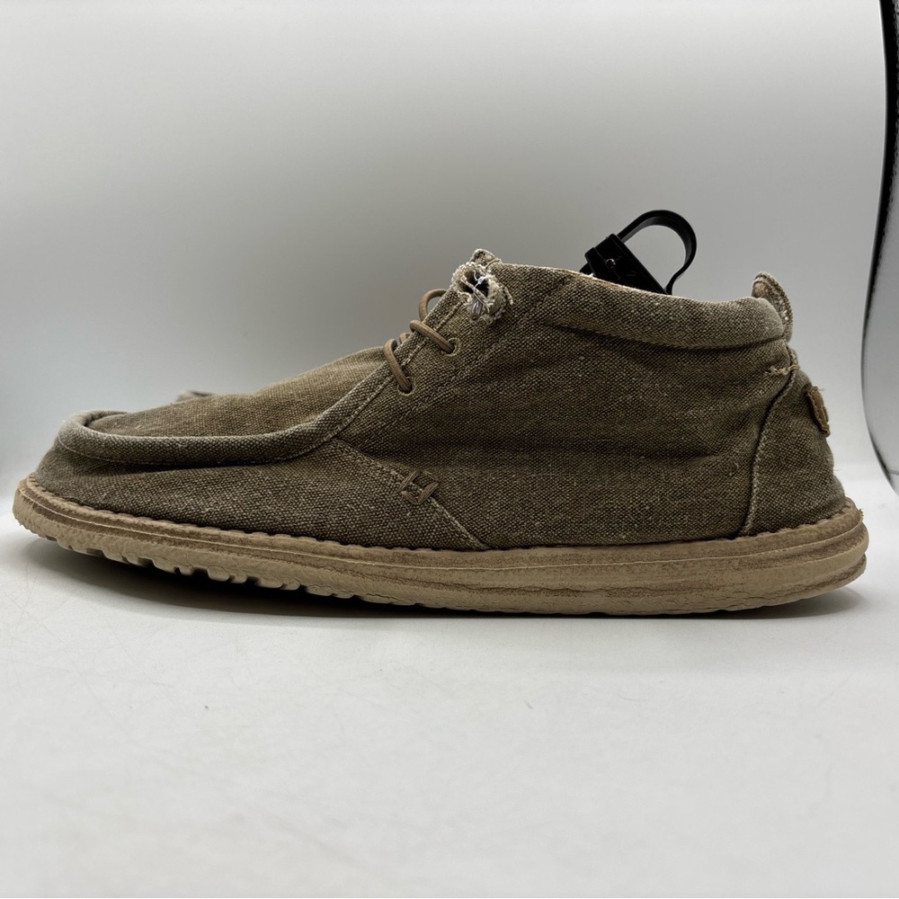 Hey Dude Conrad‎ L Mid Chukka Nut Brown Men’s Size 11 Lightweight Comfort Shoes